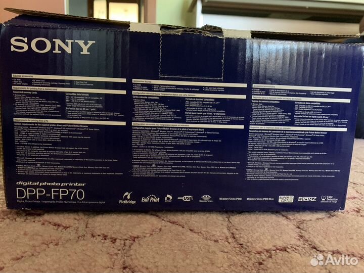 Фотопринтер Sony DPP-FP70