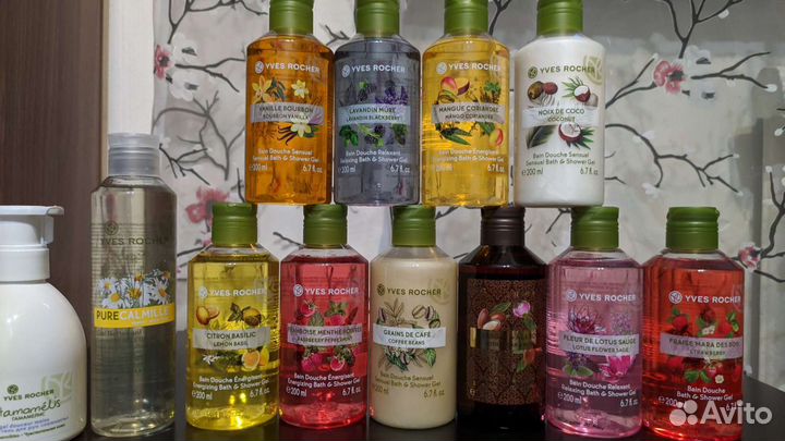 Гели для душа Yves Rocher