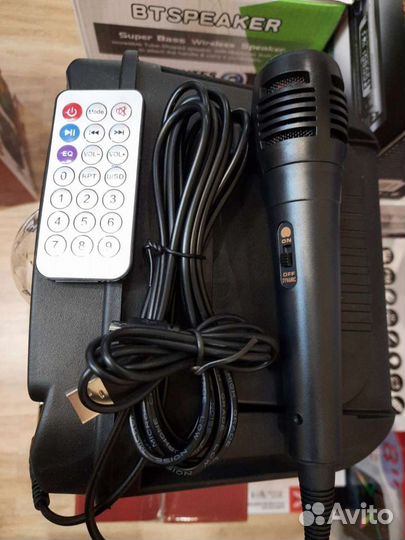 Блютуз колонка мощный комбик