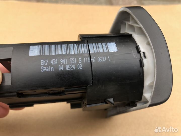 Переключатель света фар на Audi A6 C5