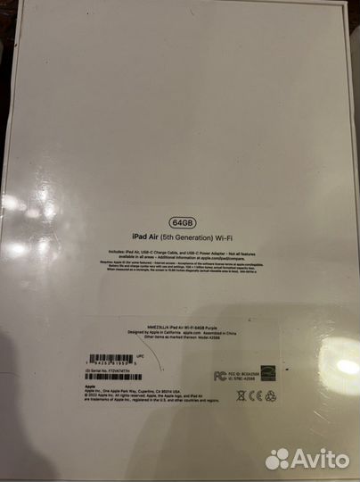 iPad air 5 2022 новый оригинал