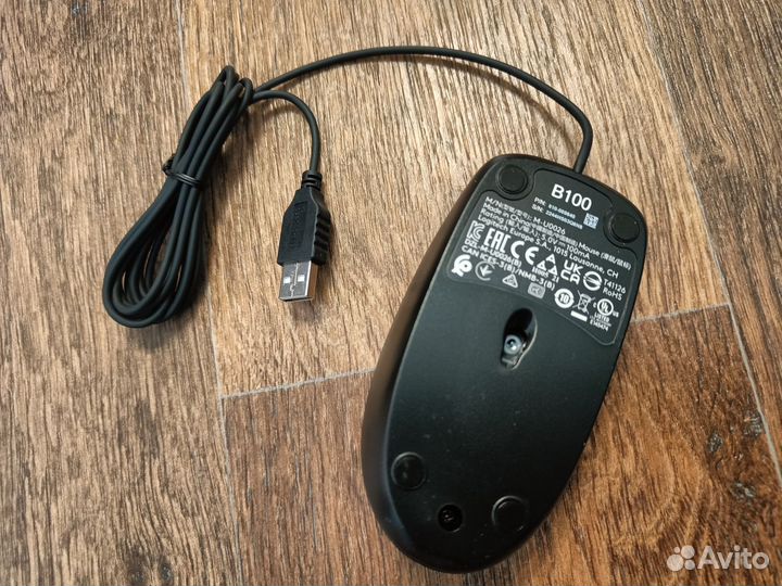Мышь logitech b100