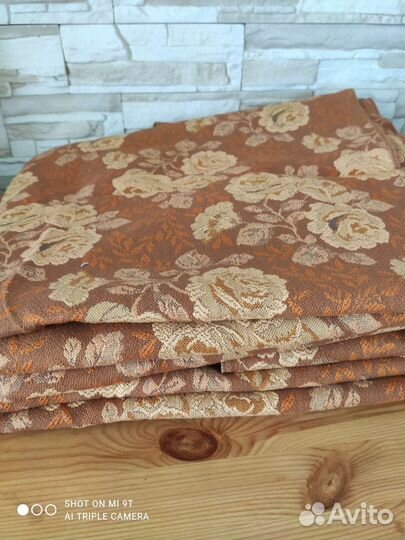 Отрез ткани, оббивочная, гобелен. СССР