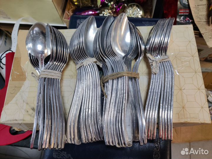 Новые ложки СССР. Много. Алюминий