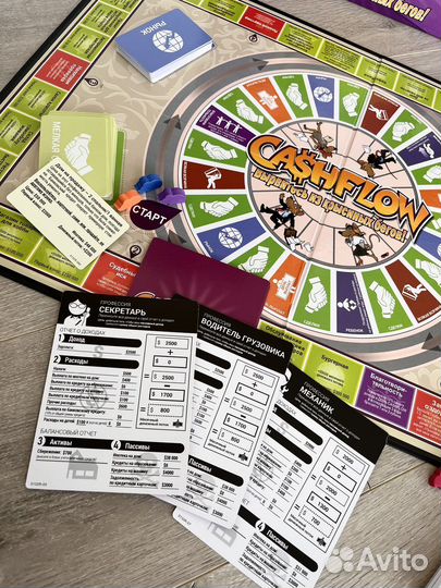 Игра Денежный поток cashflow Кэшфлоу Крысиные бега