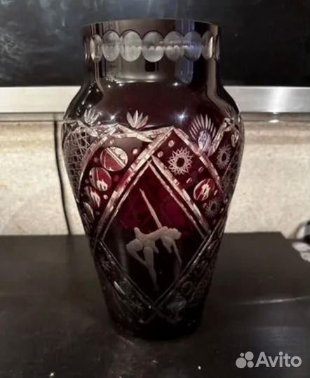 Ваза цветное стекло