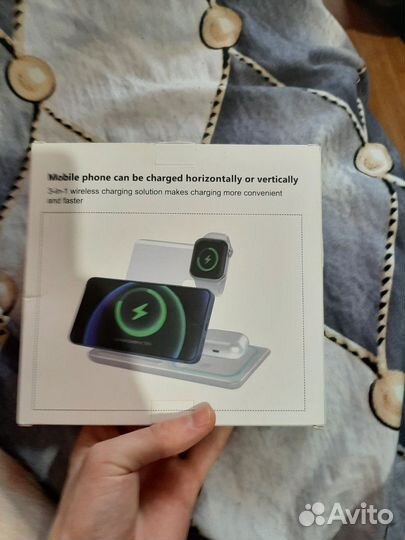 Беспроводная зарядка для 3 устройств