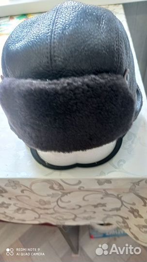 Шапка меховая мужская дубленая овчина 53-58 Р-Р