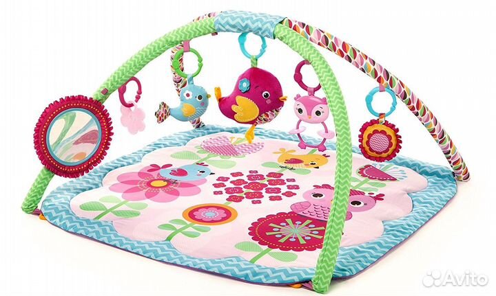 Развивающий коврик Bright Starts «Птички в саду»