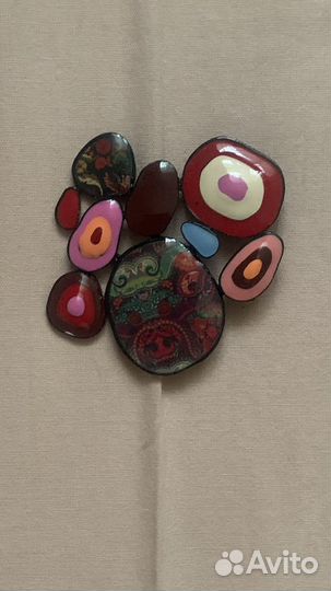 Брошь эмаль