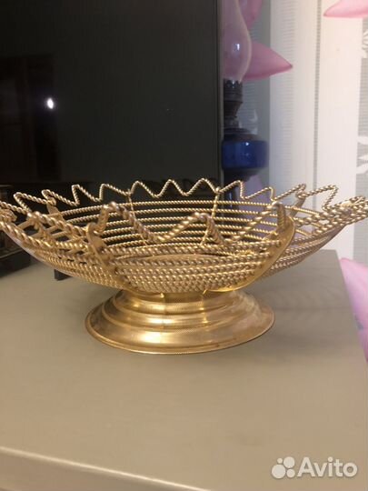 Ваза для фруктов/сухарница СССР