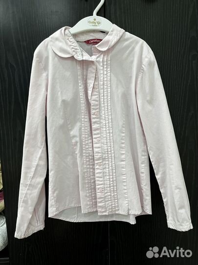 Блузка розовая