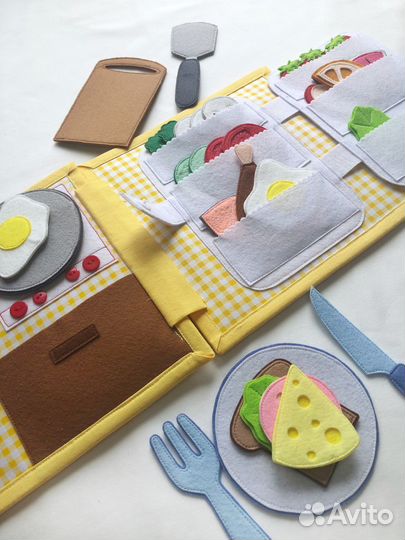 Игушка ручной работы. Фетровая кухня