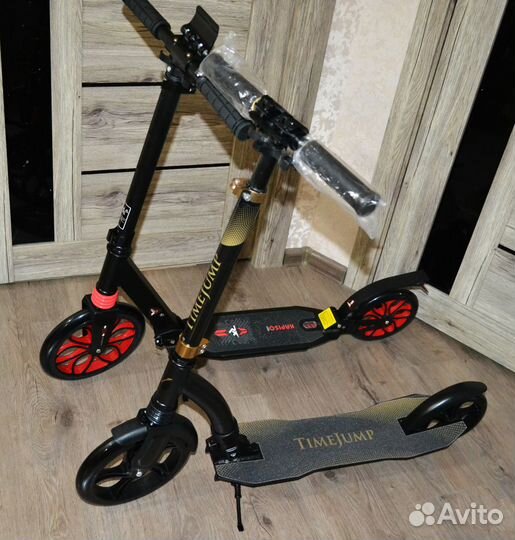 Самокат новый с большими колесами до 100 кг