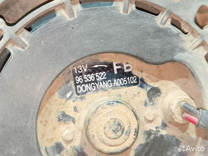 Вентилятор охлаждения Chevrolet Aveo T250 B12S1