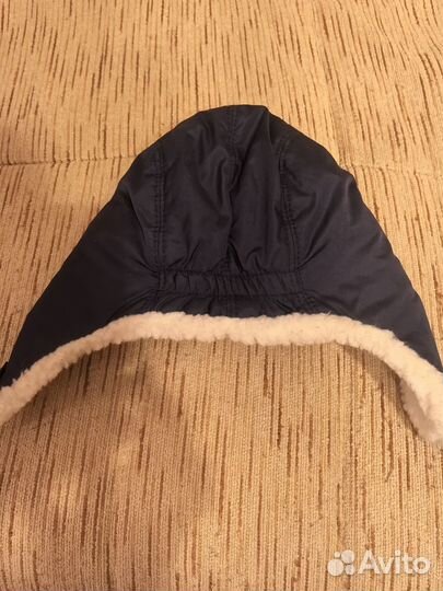 Шапка для мальчика новая синяя разм 54