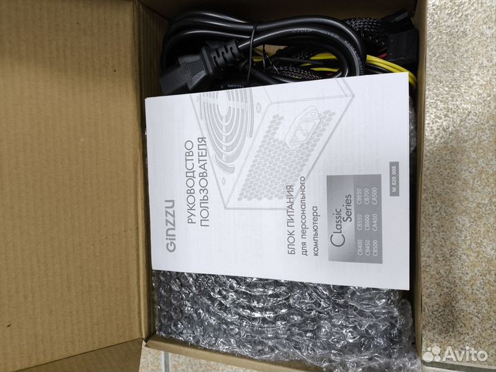 Блок питания для пк 600 w Ginzzu