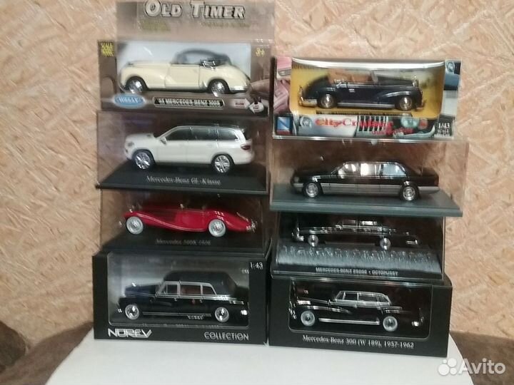 Модели автомобилей 1 43 Мерседесы