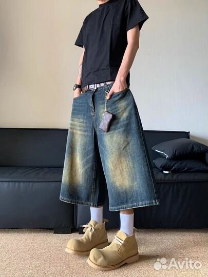 Шорты джинсовые широкие type jaded london