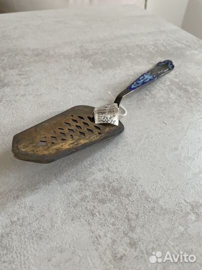 Серебряная лопатка для торта