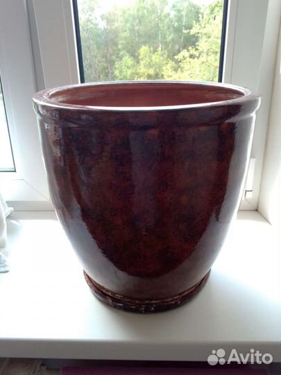 Керамические горшки для цветов бу