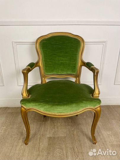 Пара Полукресел «Изумруд и золото»