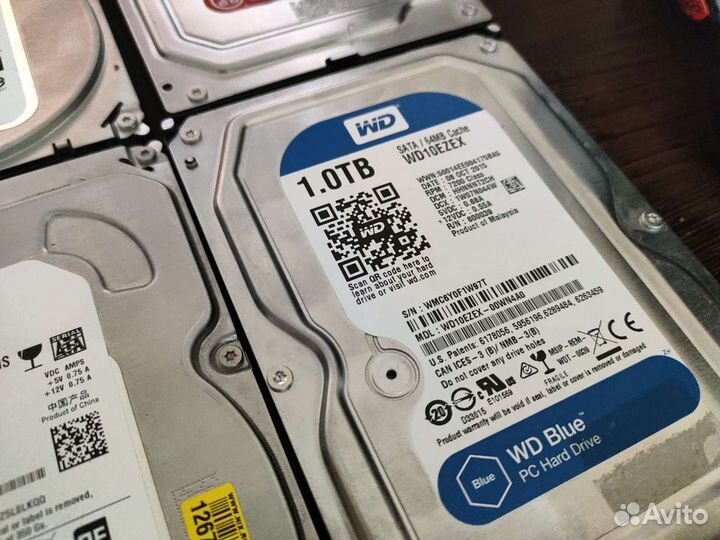 Жесткий диск HDD для пк и видеонаблюдения 1 TB