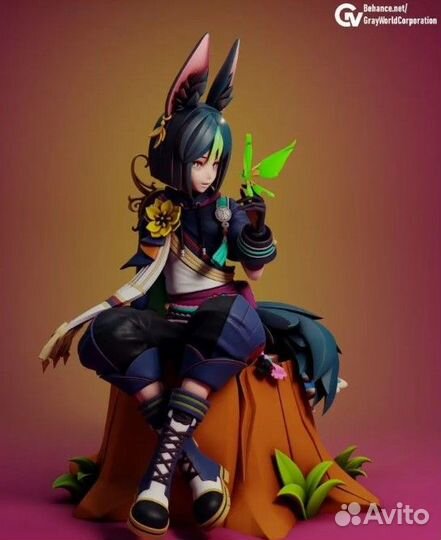 Фигурка Тигнари из геншин импакт, 3D печать