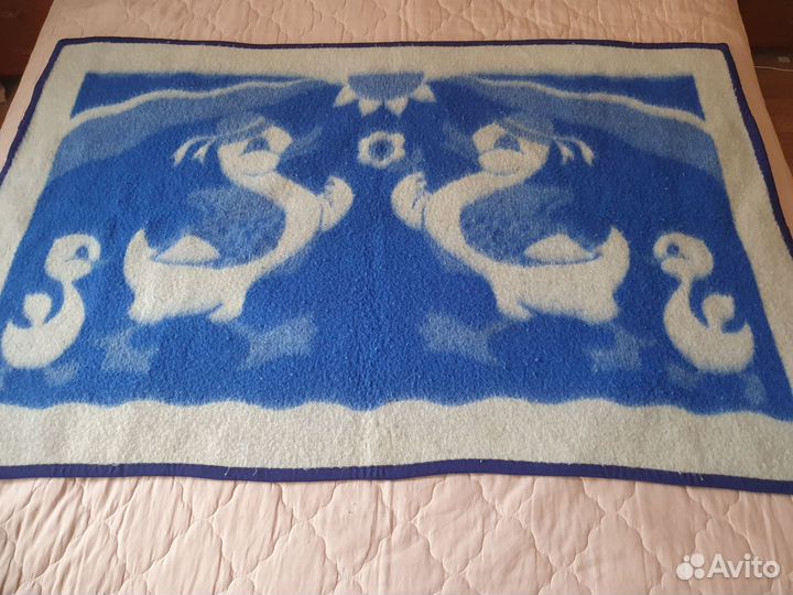 Детское одеяло. Шерсть