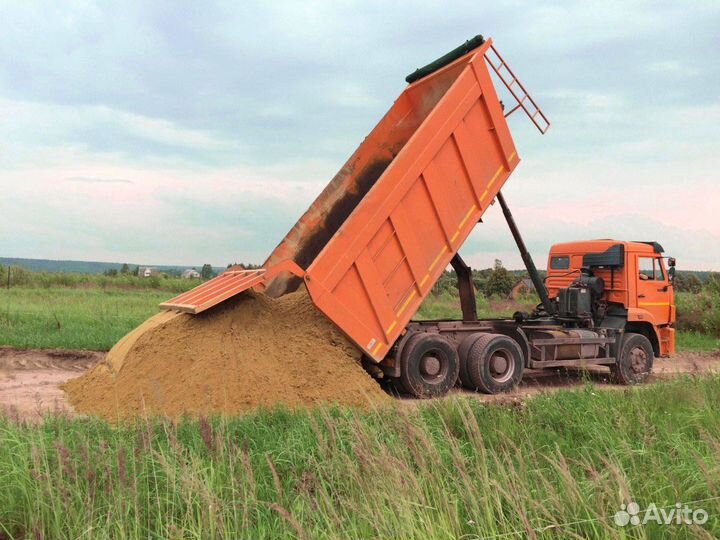 Песок \ Земля строительный от трех кубов