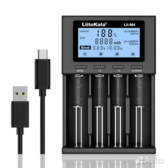 Зарядное устройство liitokala Lii M4+U1