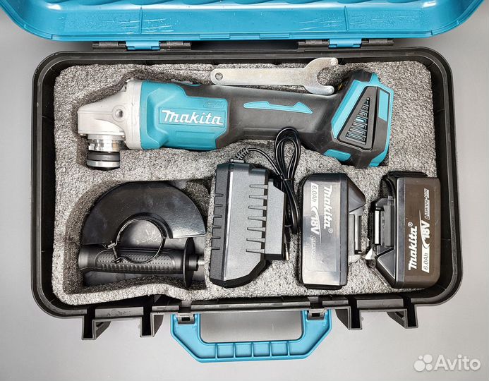 Аккумуляторная болгарка makita