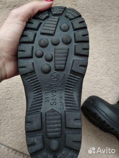 Сапоги зимние 34