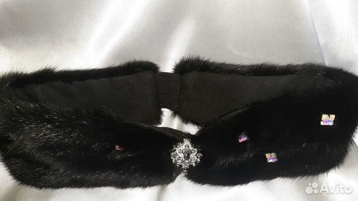 Норковая повязка на голову