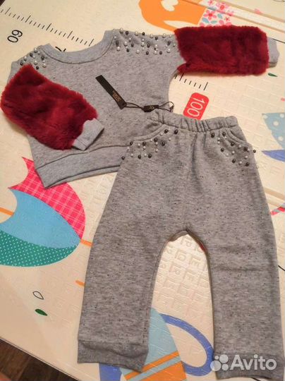Новый Костюм детский для девочки sosobaby
