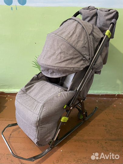 Детские санки коляска