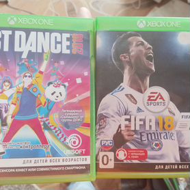 Xbox One FIFA 18 и Just Dance 2018