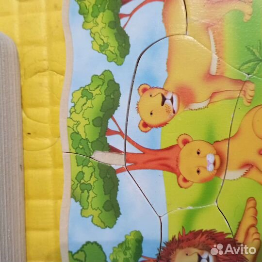 Пазл деревянный 4 в 1