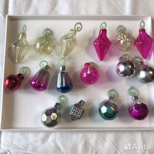 Игрушки на елку мини