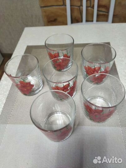 Набор новых стаканов, 6 шт