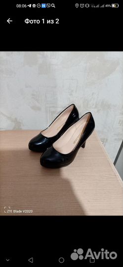 Туфли женские черные 34 размер