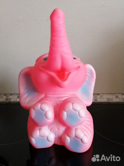 Игрушка резиновая.Слон для накид колец,ссср