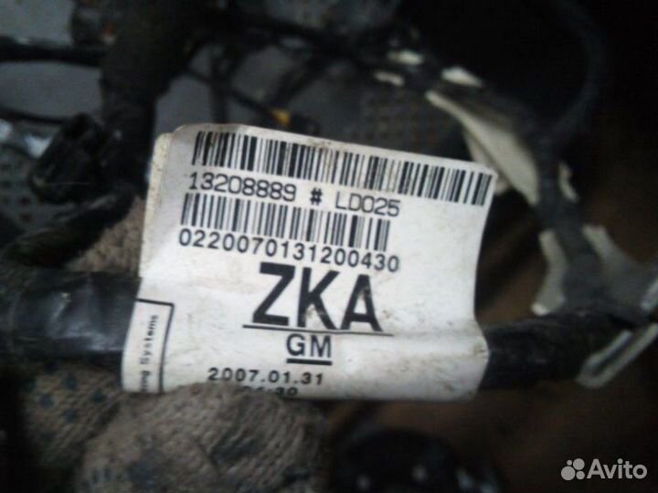 Проводка двери передняя правая Opel Astra H 2008