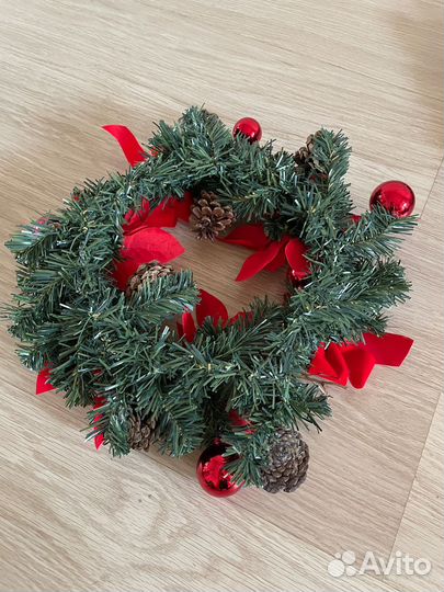 Новогоднии рождественский венок