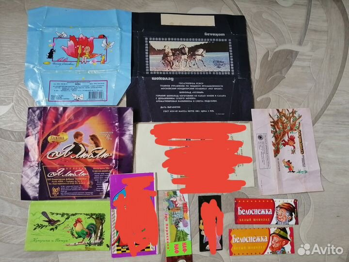 Обёртки от шоколада новый год сказки