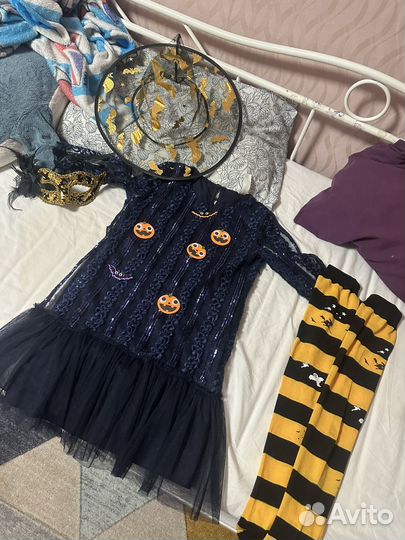 Костюм на хэллоуин для девочки 134