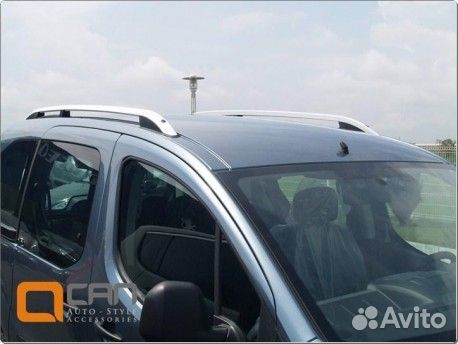 Рейлинги Can-Otomotiv Fiat Doblo (01-15) серебро