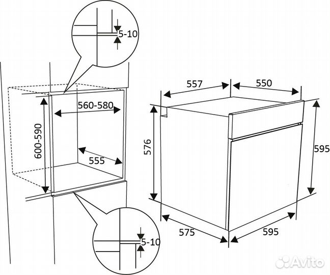 Электрический духовой шкаф Brandt BOE1000X