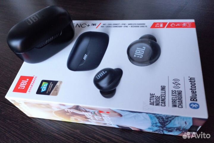 Беспроводные наушники jbl live free NC +tws