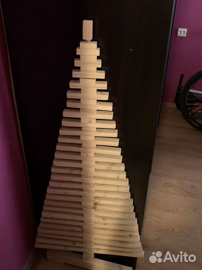 Елка искусственная деревянная